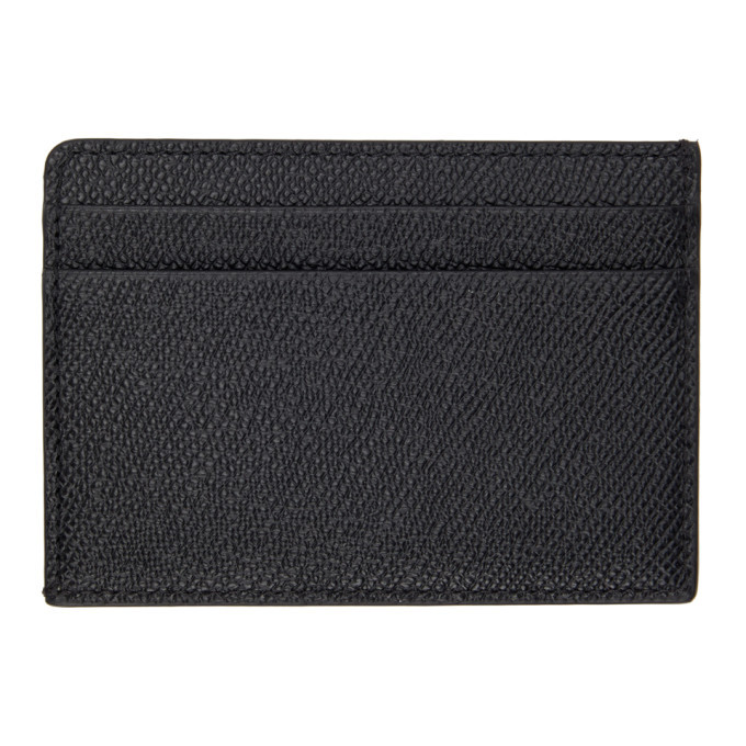 Burberry Black Stripe Kier Card Holder Burberry