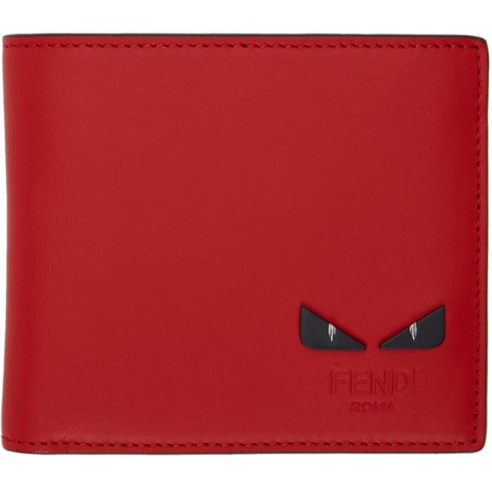fendi wallet red