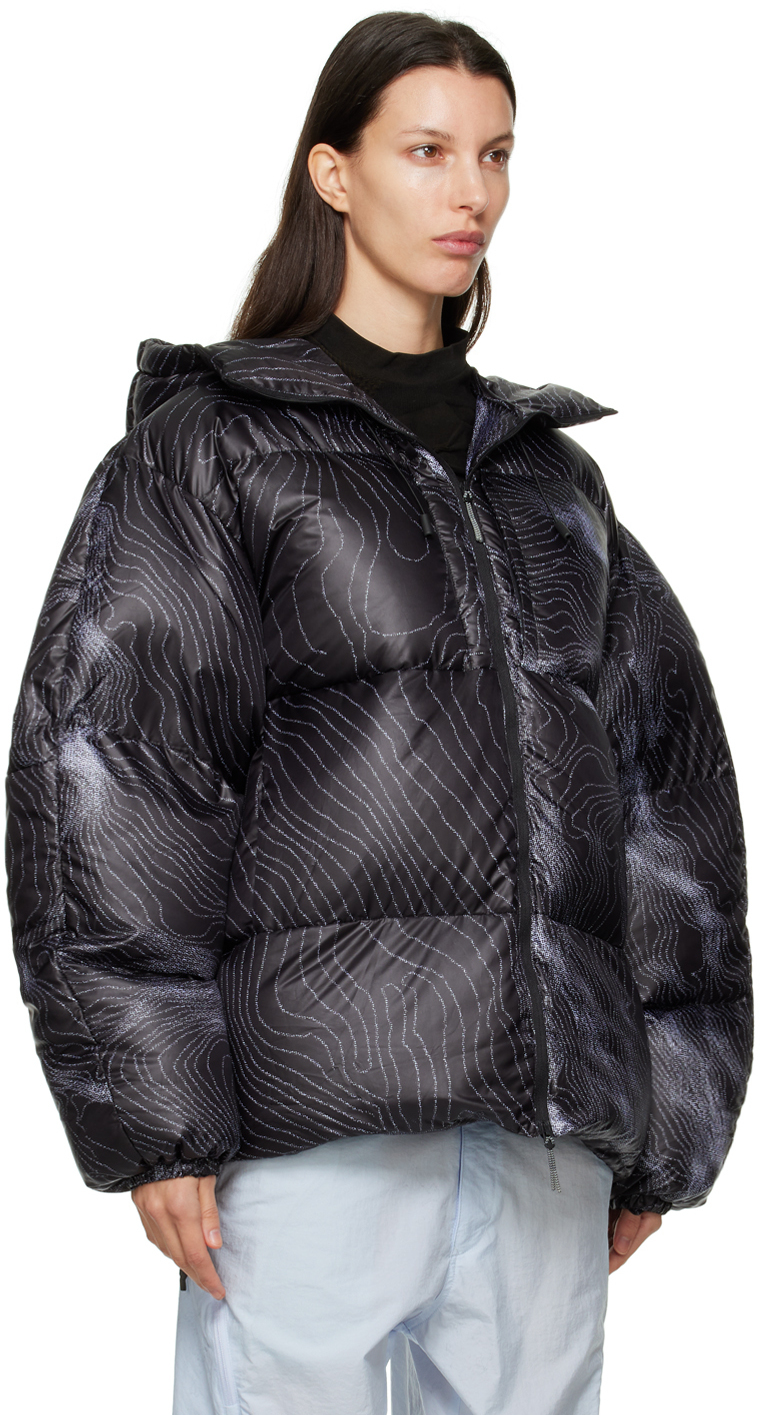 ROA Black Quilted Down Jacket ROA