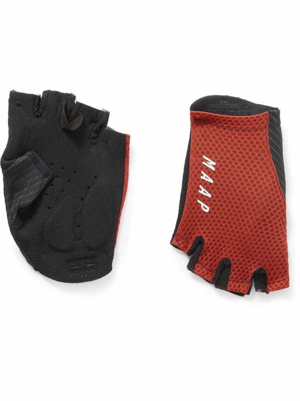 MAAP Pro Race Hybrid Cell System and Mesh Cycling Gloves Red MAAP