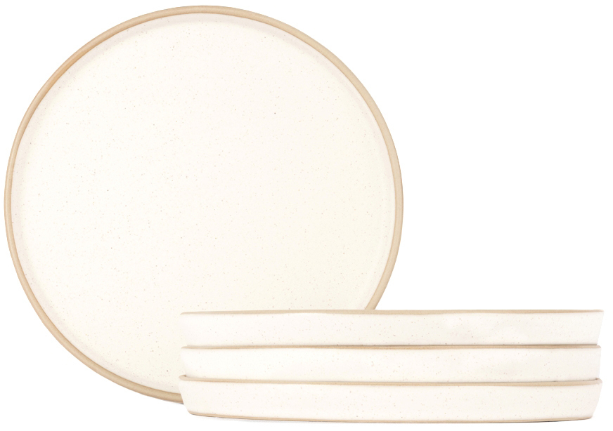 Photo: Lineage Ceramics White Side Plate, 4 pcs