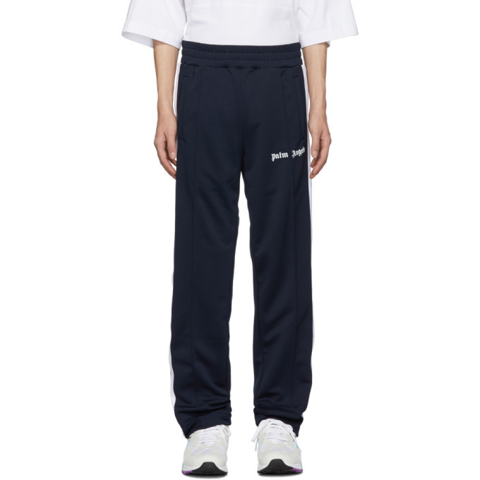 Palm angels navy track pants Clearance