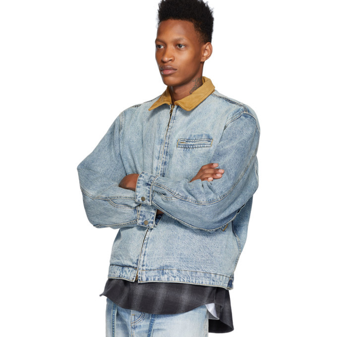 Fear of God Blue Denim Jacket Fear Of God