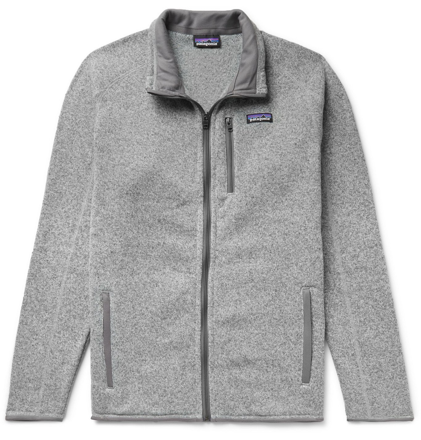 Patagonia - Better Sweater Mélange Fleece-Back Knitted Jacket - Gray ...