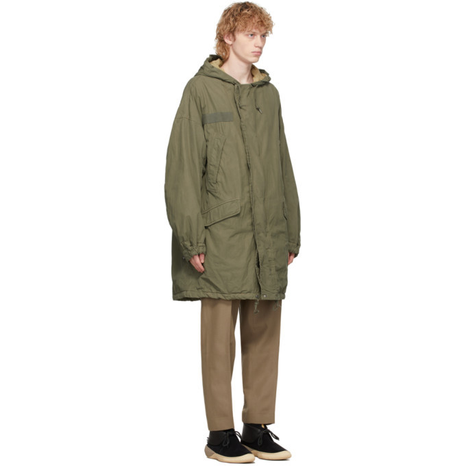 Visvim Green Patterson Overcoat Visvim