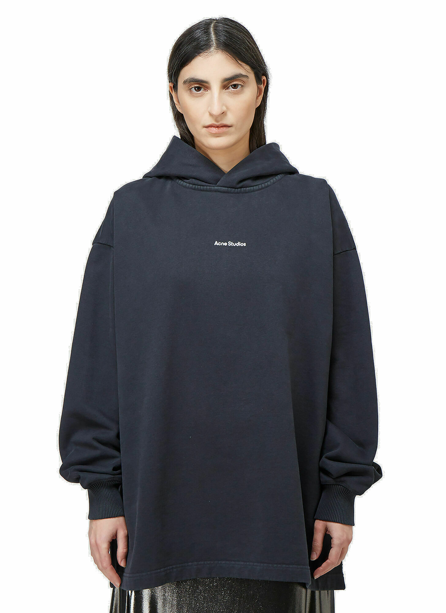 Photo: Fikka Stamp Hooded Sweatshirt in Black