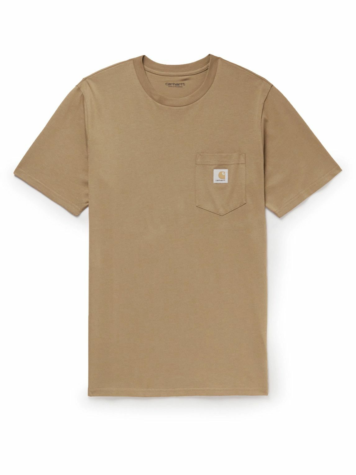 Carhartt WIP - Logo-Appliquéd Cotton-Jersey T-Shirt - Brown Carhartt WIP