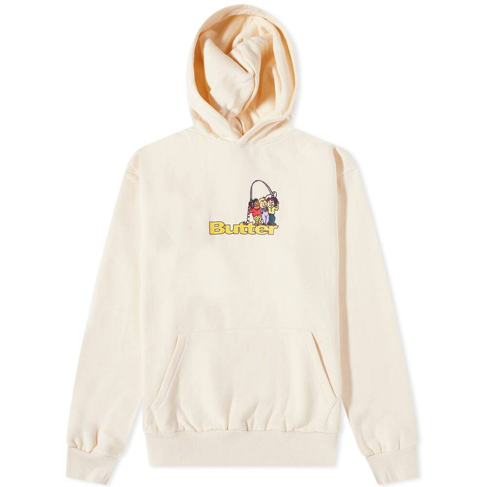 Butter Goods Men's Headphones Logo Hoody in Cream Butter Goods