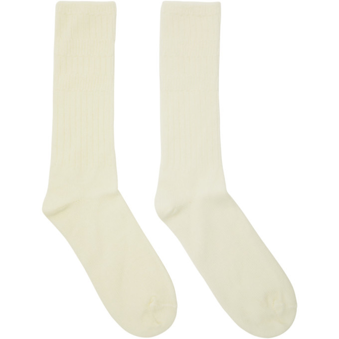 white athletic socks