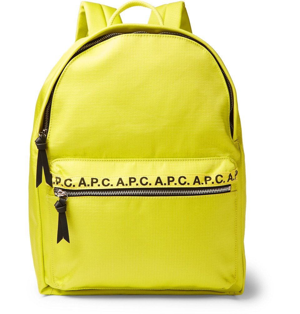 Leather-Trimmed Ripstop Backpack - Men 