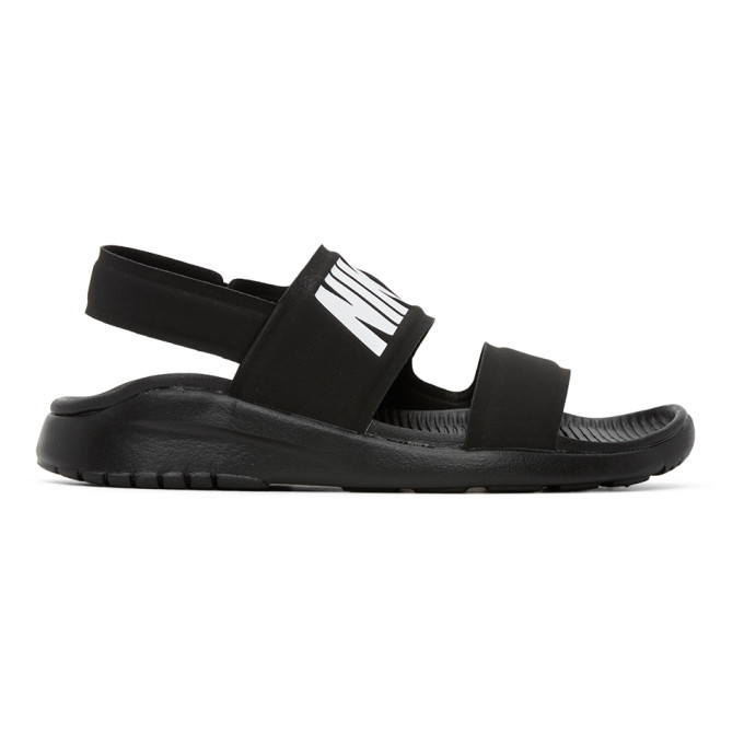 nike black tanjun sandals