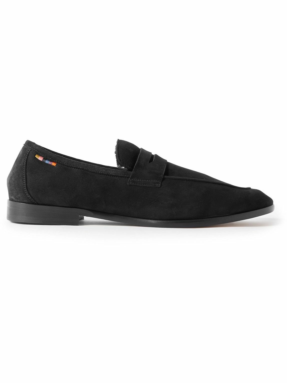 Paul Smith - Livino Shearling-Lined Suede Loafers - Black Paul Smith