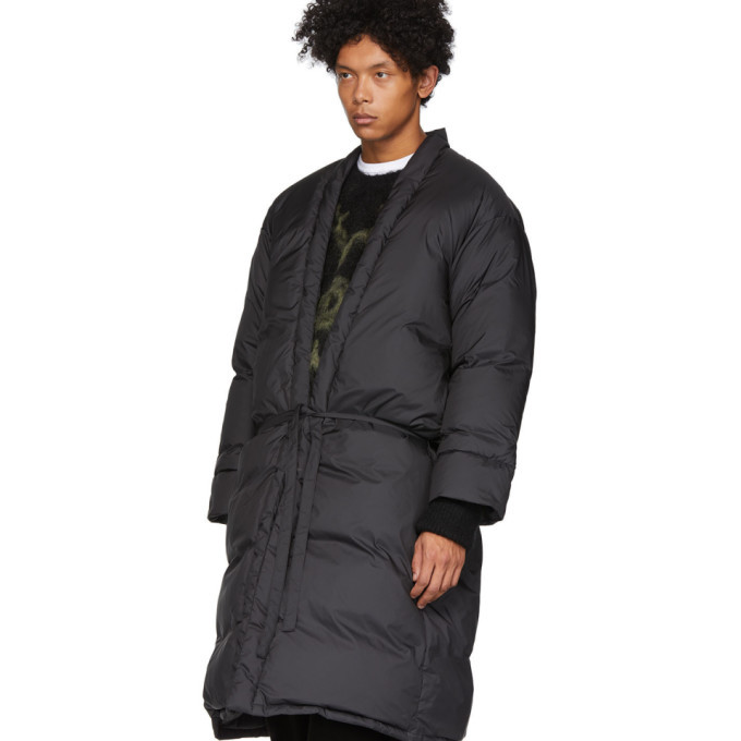 Sasquatchfabrix. Black Down Haori Coat 