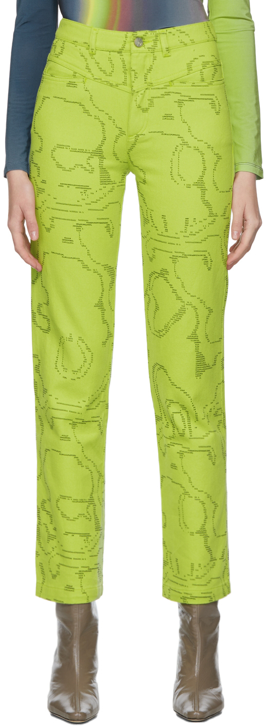 Paloma Wool Green Merapi Jeans