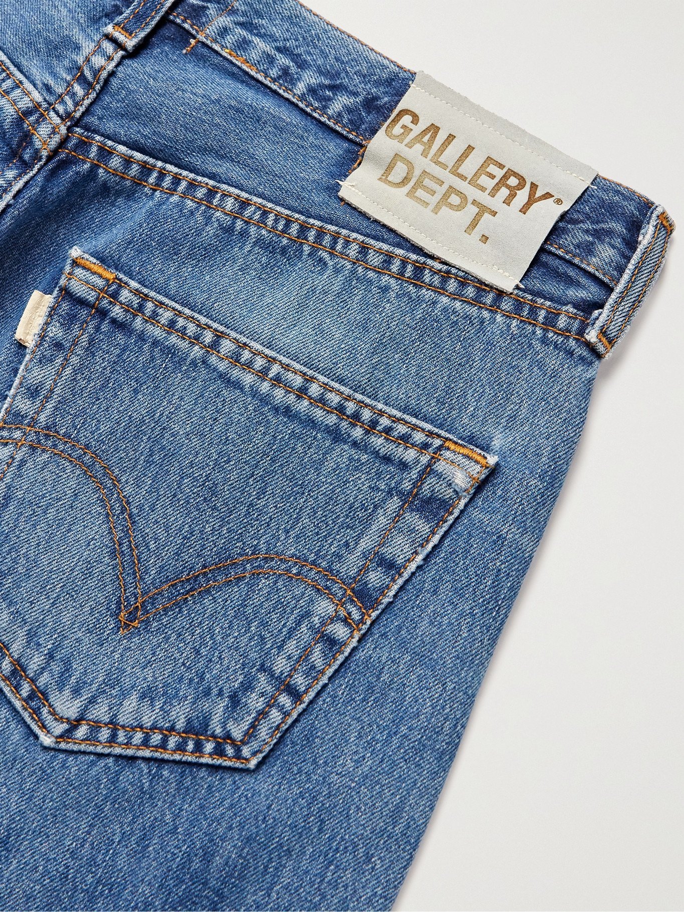 GALLERY DEPT. - Slim-Fit Distressed Denim Jeans - Blue Gallery Dept.
