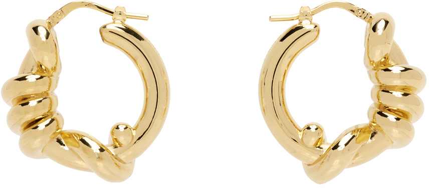 Photo: Jil Sander Gold Knots Earrings