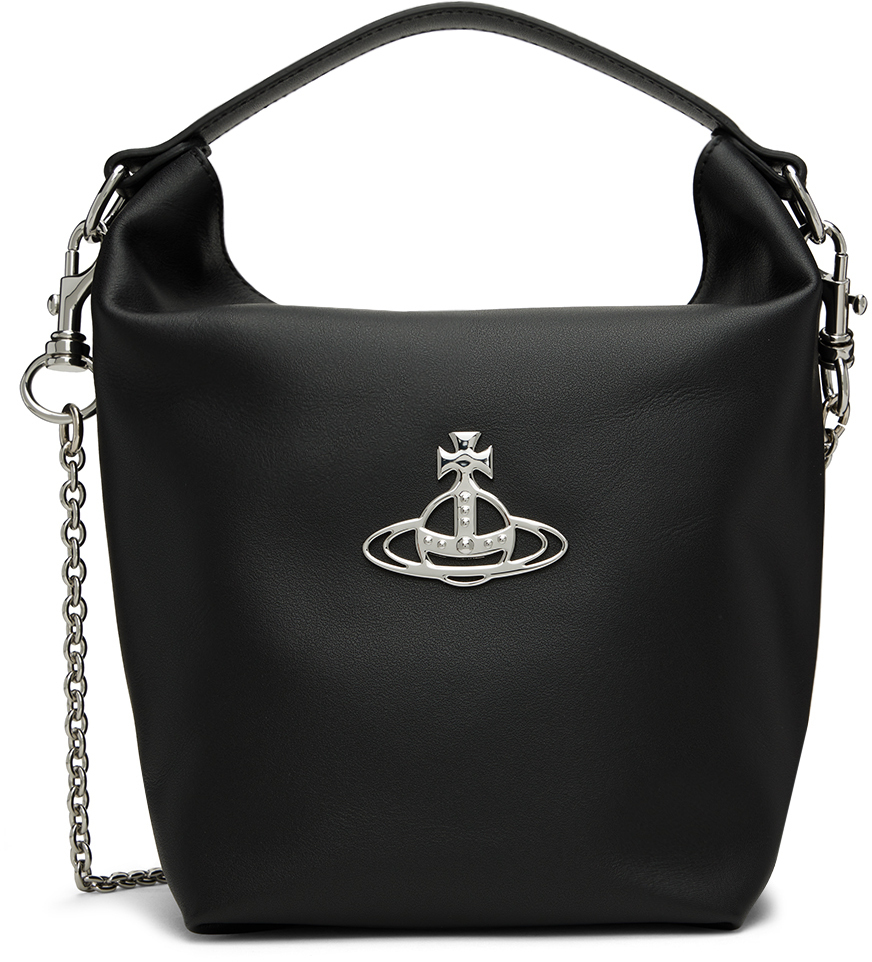 Vivienne Westwood Black Hardware Messenger Bag Vivienne Westwood