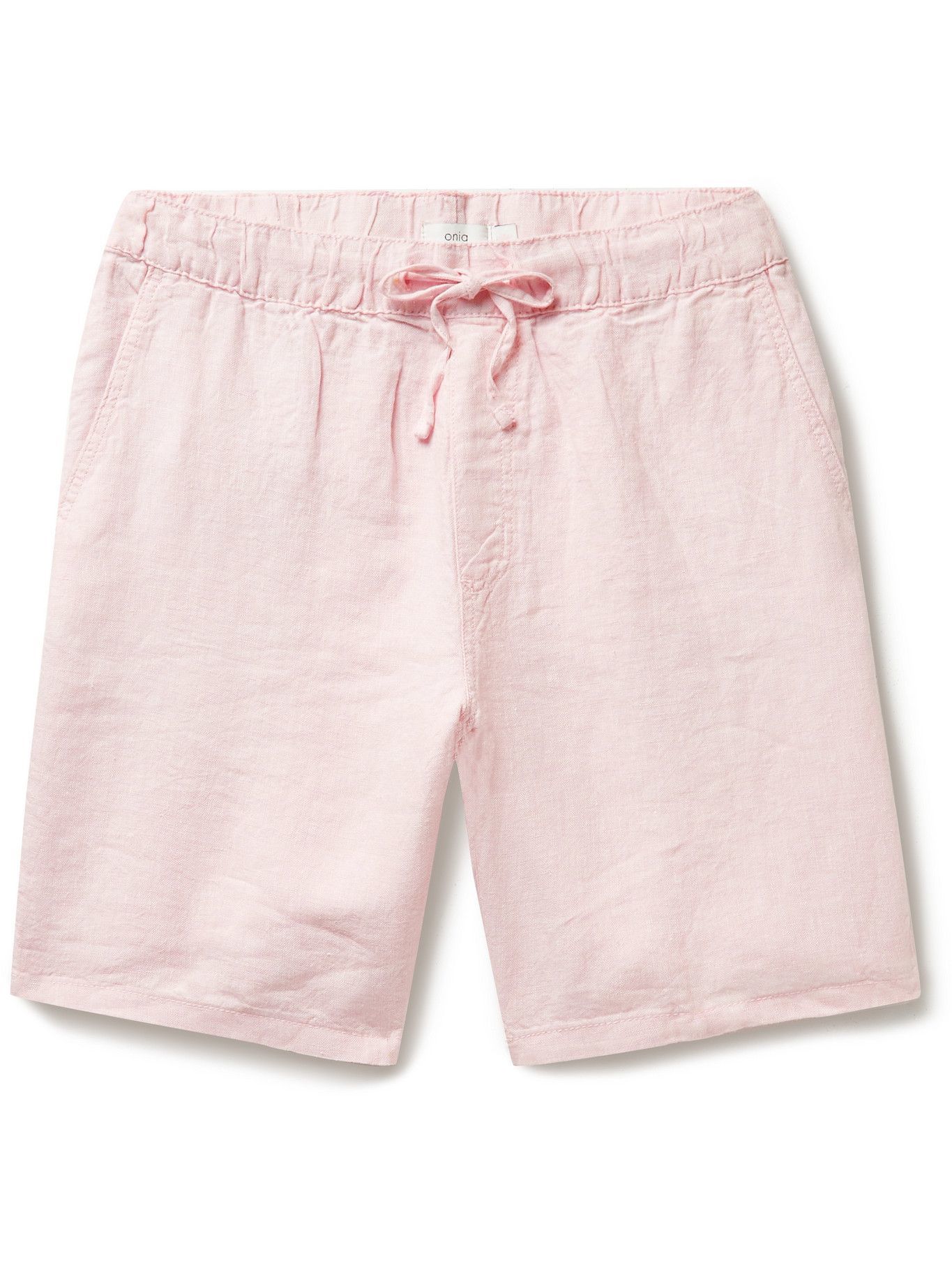 ONIA - Noah Slub Linen-Blend Drawstring 