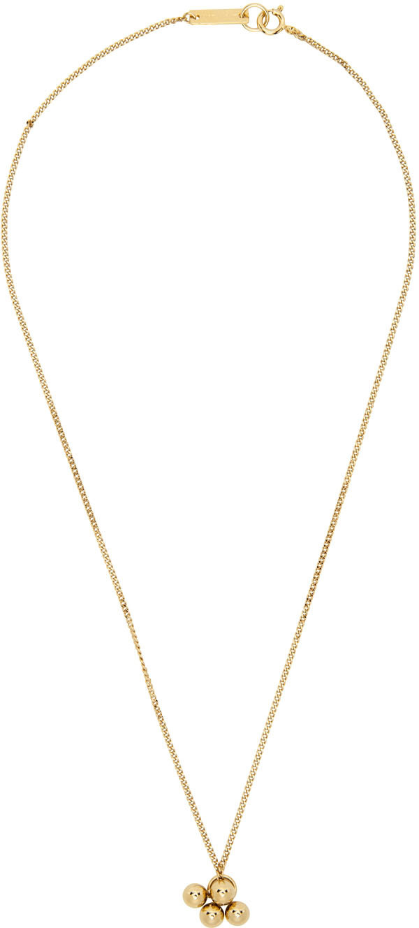 Isabel Marant Gold Small Balls Necklace Isabel Marant