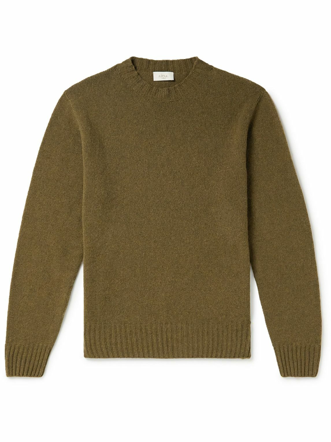 Altea - Cashmere, Mohair and Wool-Blend Sweater - Brown Altea
