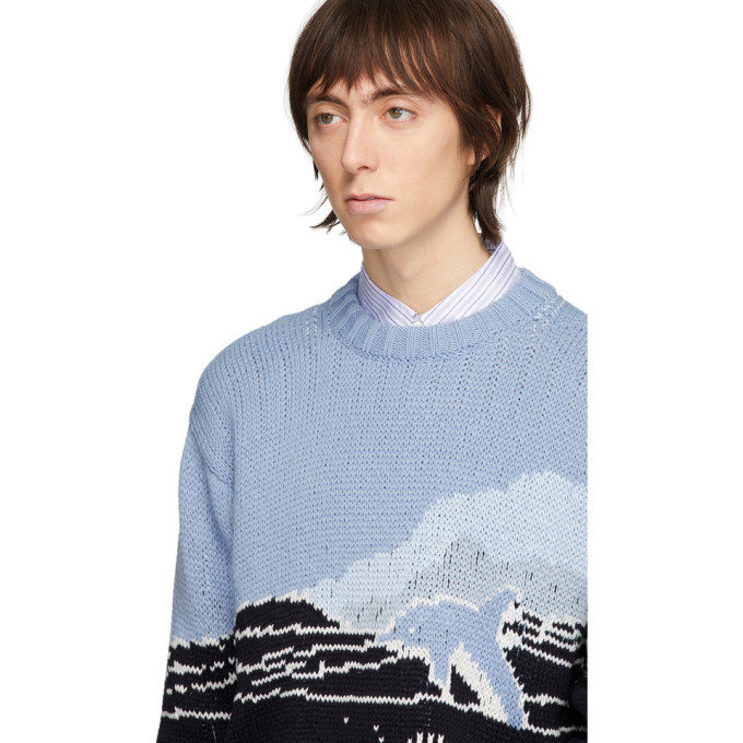 thom browne dolphin sweater