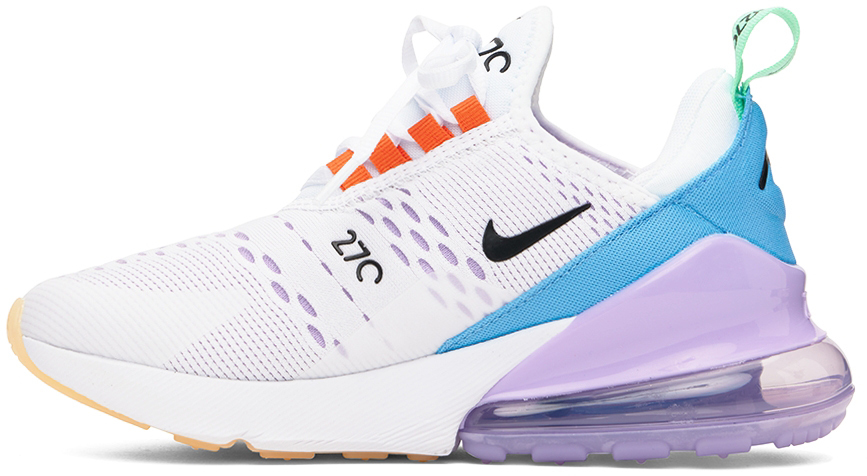 white and purple air max 270