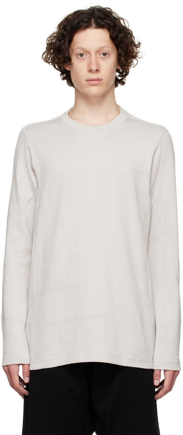 BYBORRE Gray Organic Cotton Long Sleeve T-Shirt BYBORRE