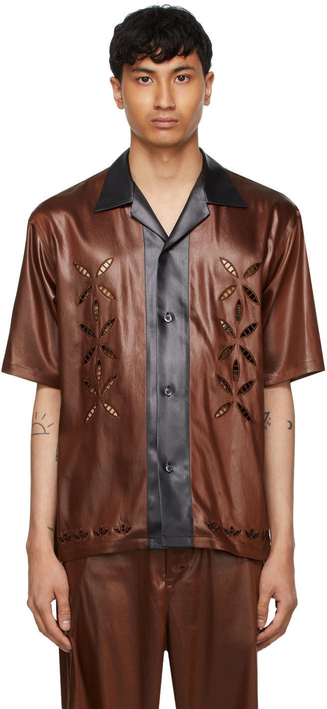 Sasquatchfabrix. Brown Faux-Leather 