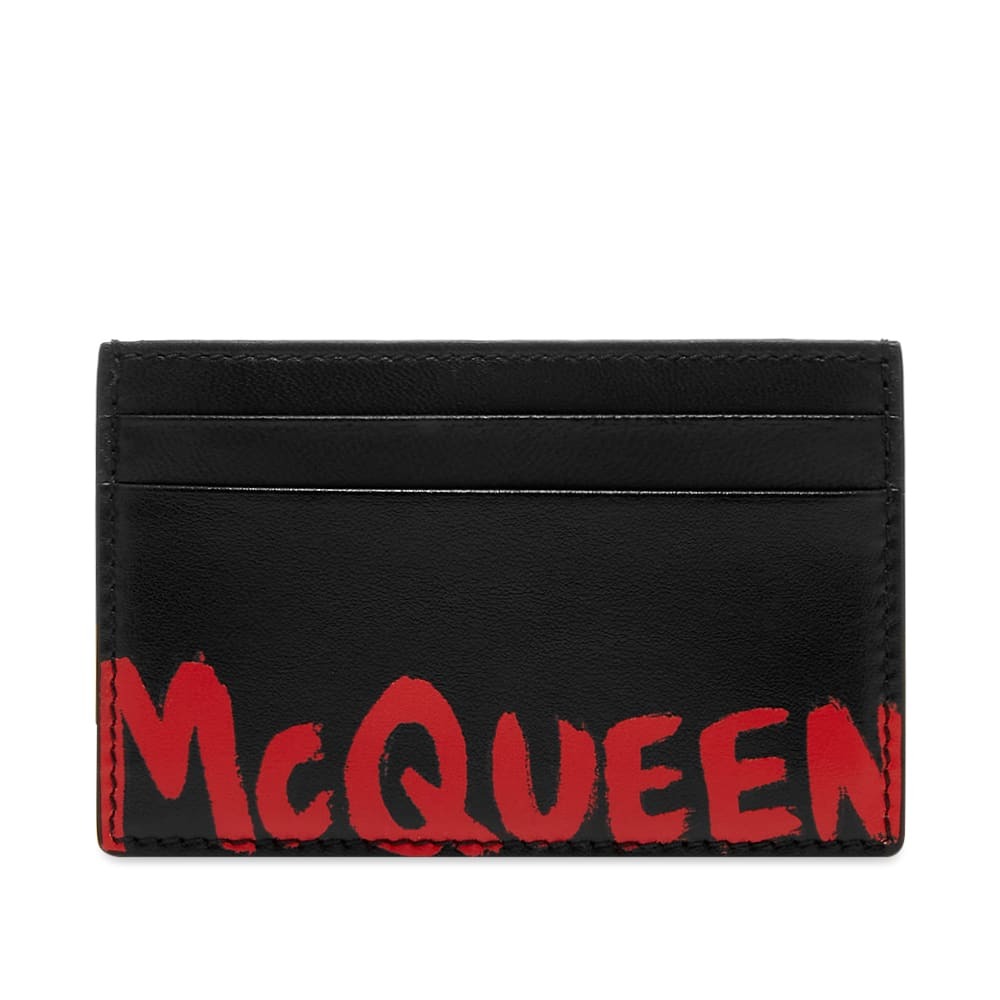 Alexander McQueen Graffiti Logo Card Holder Alexander McQueen