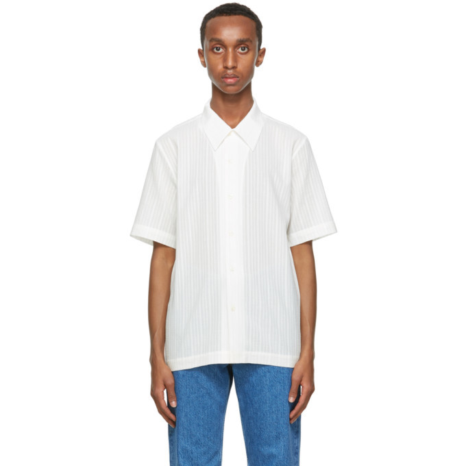 Sefr White Linen Formal Shirt Séfr