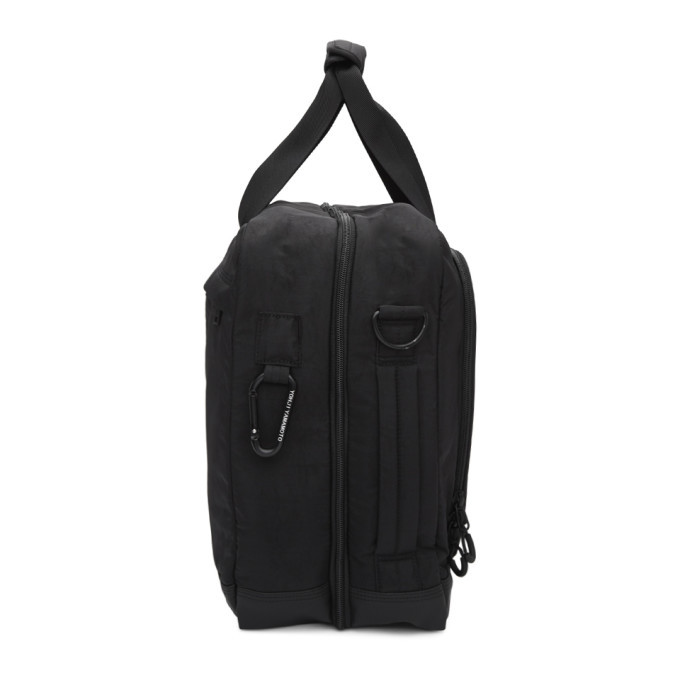 Y3 Black Weekender Messenger Bag Y3