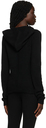 Rick Owens Black Recycled Cashmere Hoodie