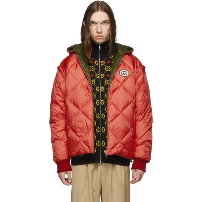 gucci jacket red and green