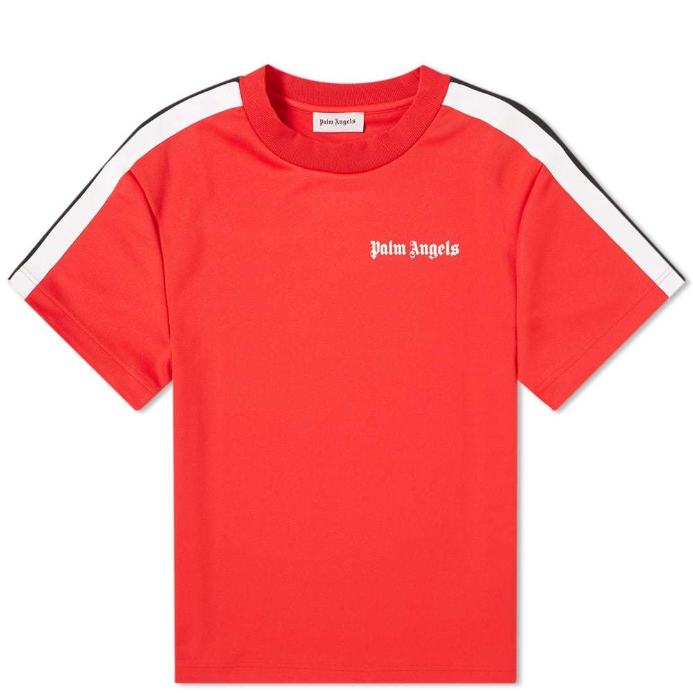 Palm Angels Track Taping Tee Red Palm 