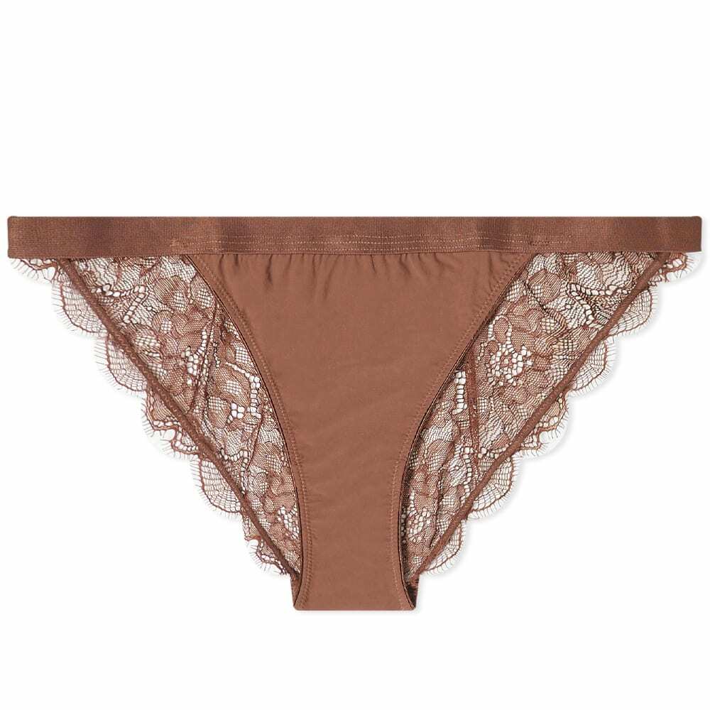 Love Stories Women's Wild Rose Brief in Dark Brown love stories