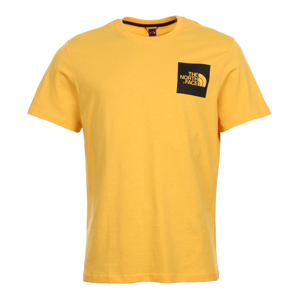 north face yellow t shirt