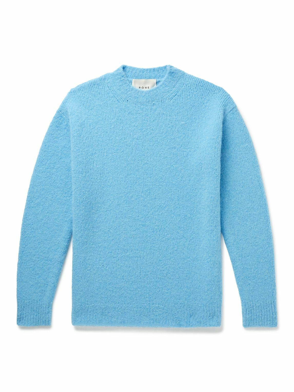 RÓHE - Alpaca-Blend Sweater - Blue