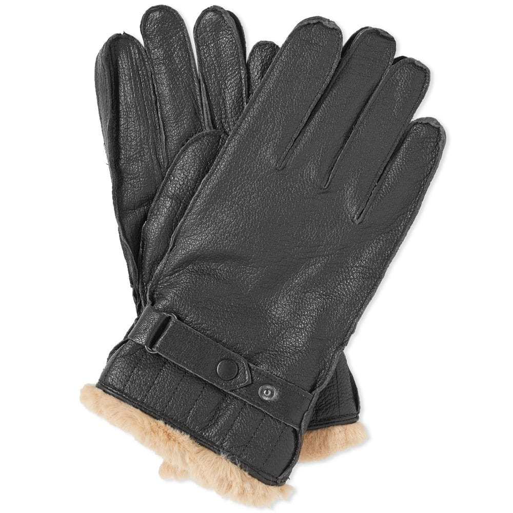 Barbour Leather Utility Glove Black Barbour