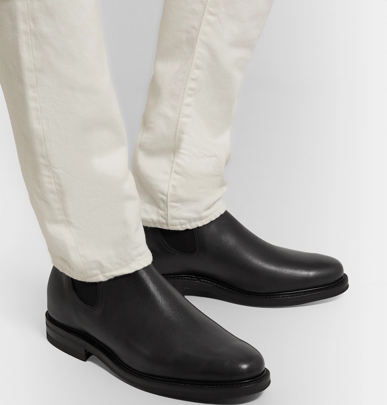 Viberg - Leather Chelsea Boots - Black Viberg