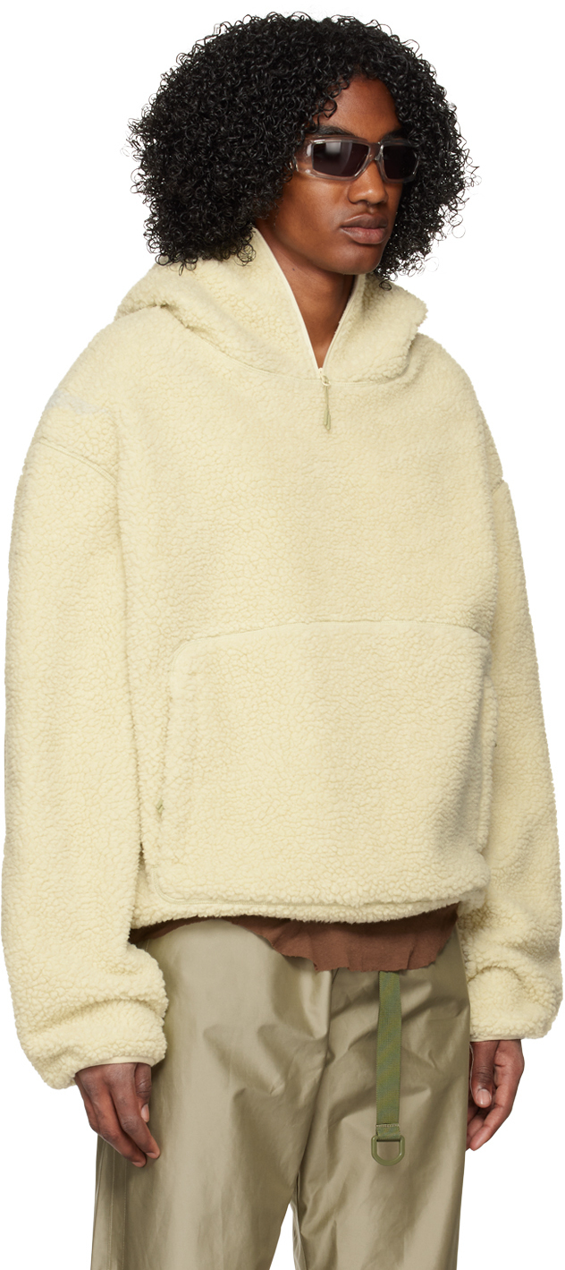 Entire Studios Beige Elbow Patch Hoodie Entire Studios