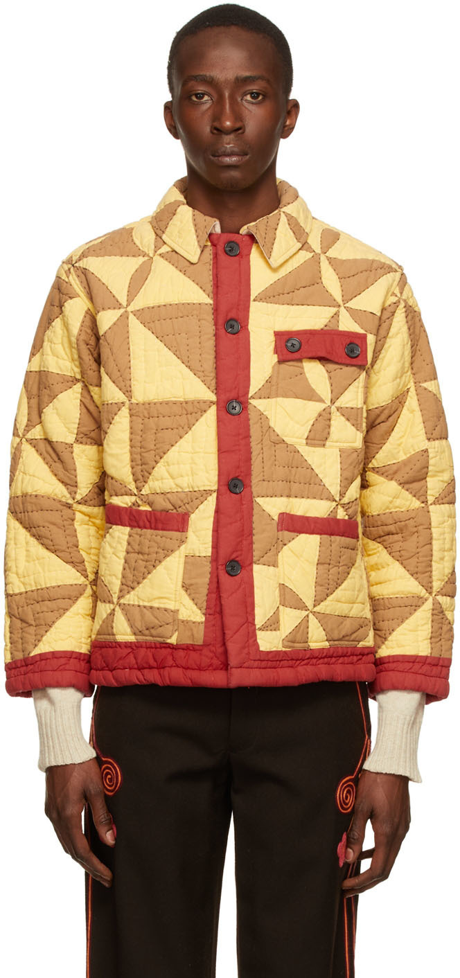 bode evergreen twill jacket