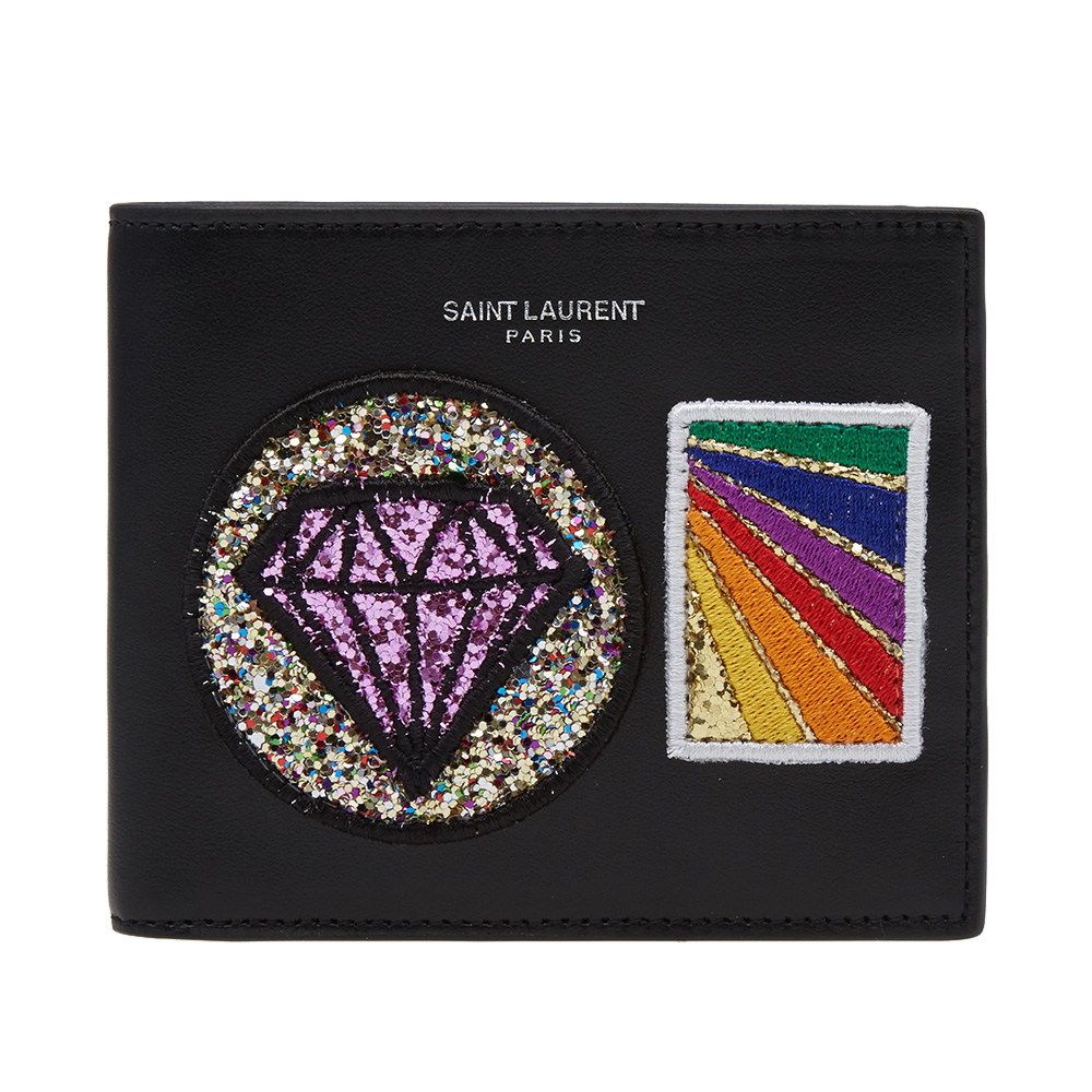 Saint Laurent Multi Patch East/West Wallet Saint Laurent