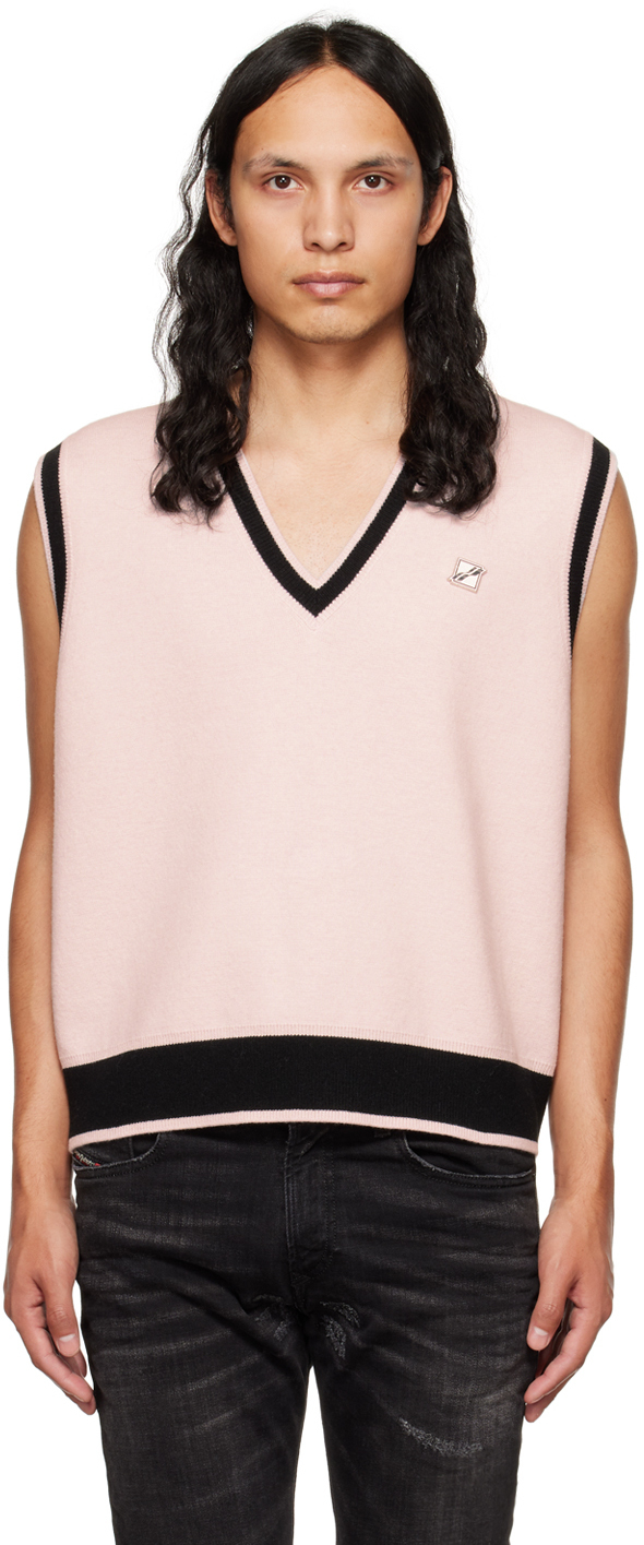 We11done Pink VNeck Vest We11done