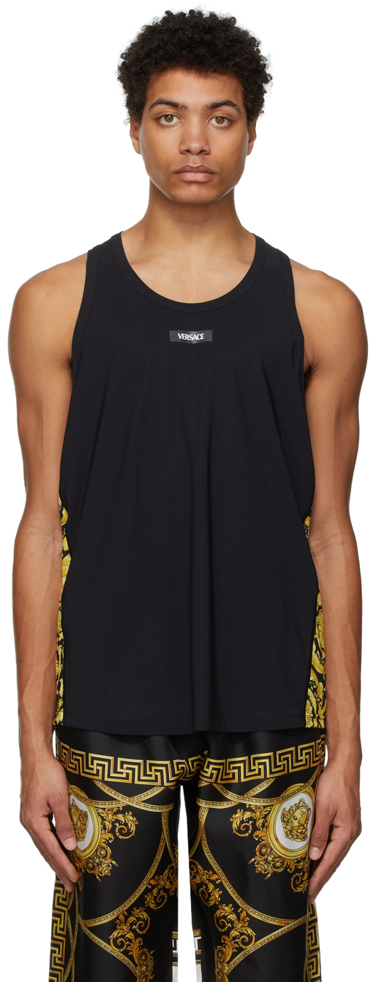 Versace Underwear Black Barocco Running 