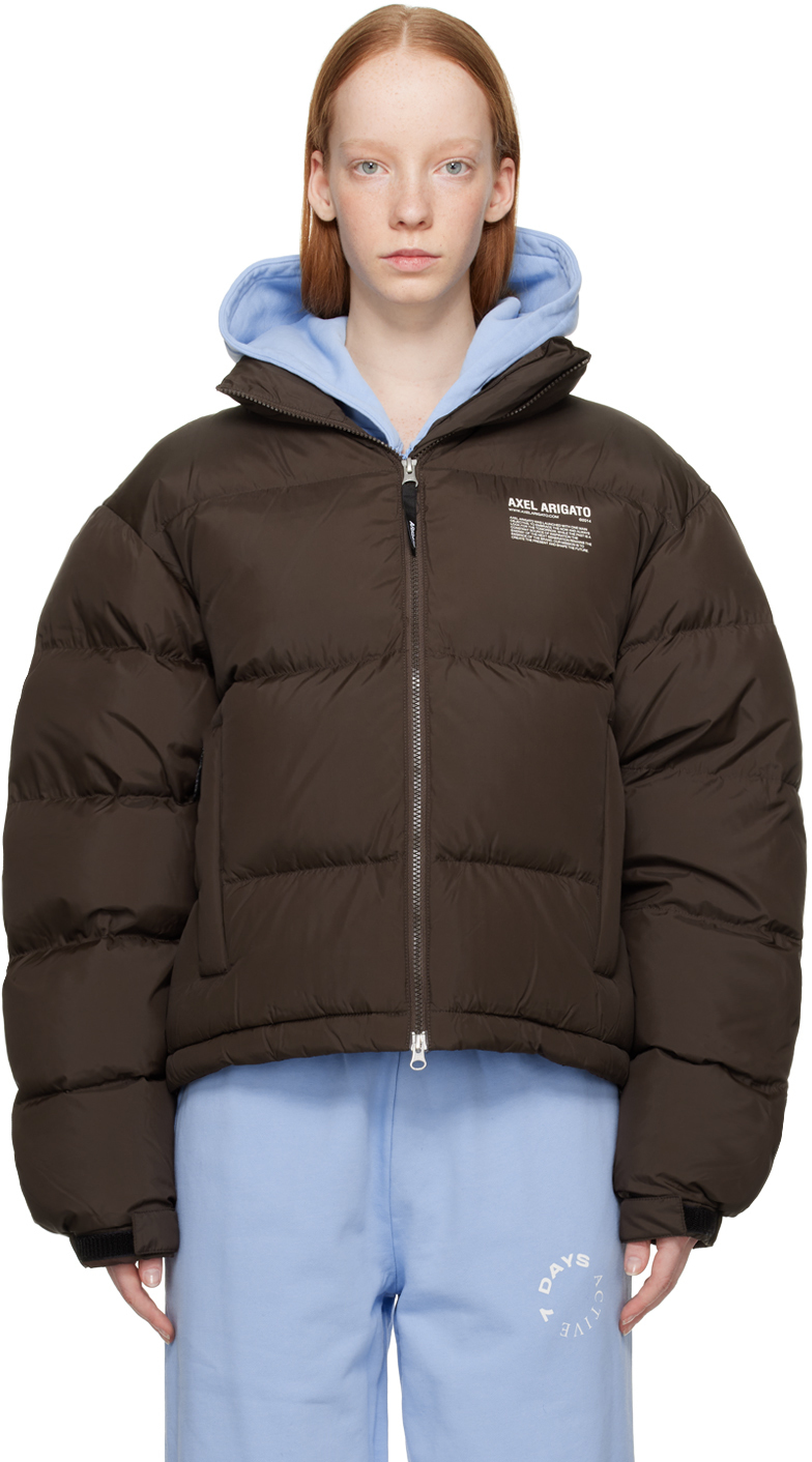 Photo: Axel Arigato Brown Observer Down Puffer Jacket