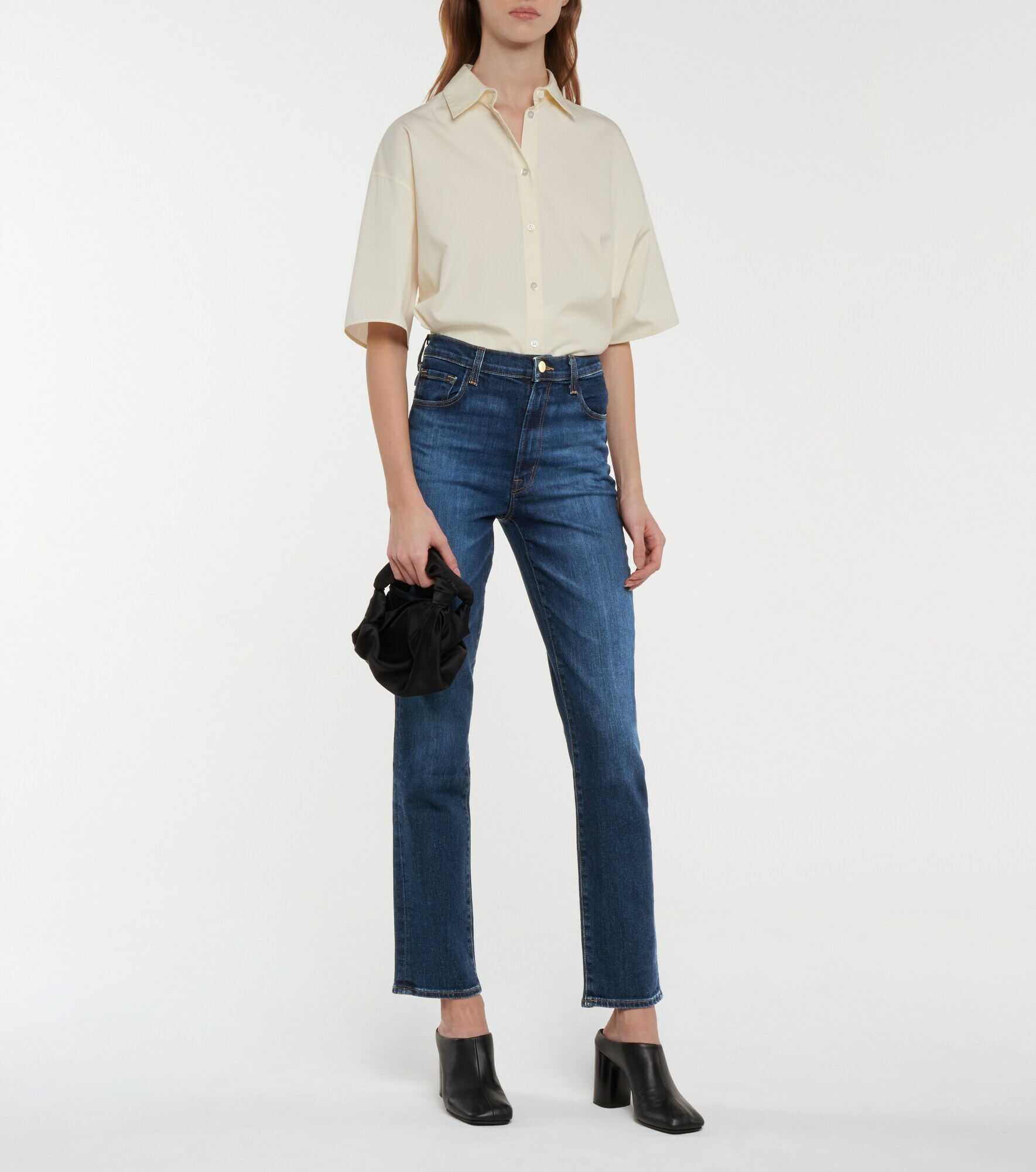 J Brand - Tegan high-rise straight jeans J Brand