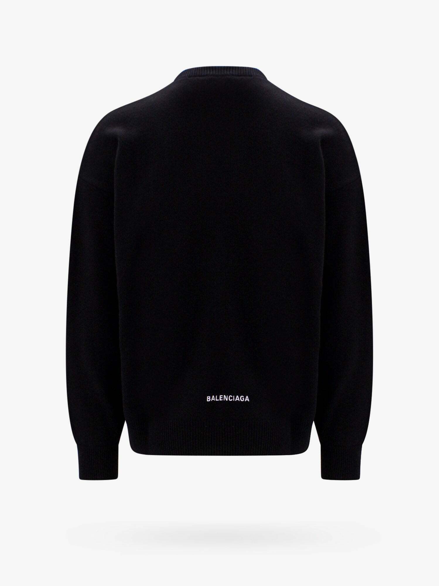 BALENCIAGA ブラックニットセーター メンズウェア