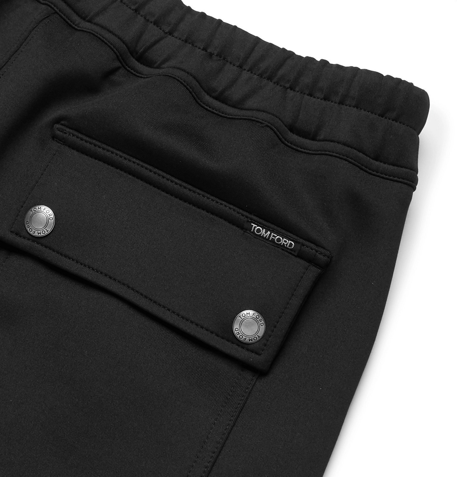 TOM FORD - Tapered Tech-Jersey Sweatpants - Black TOM FORD