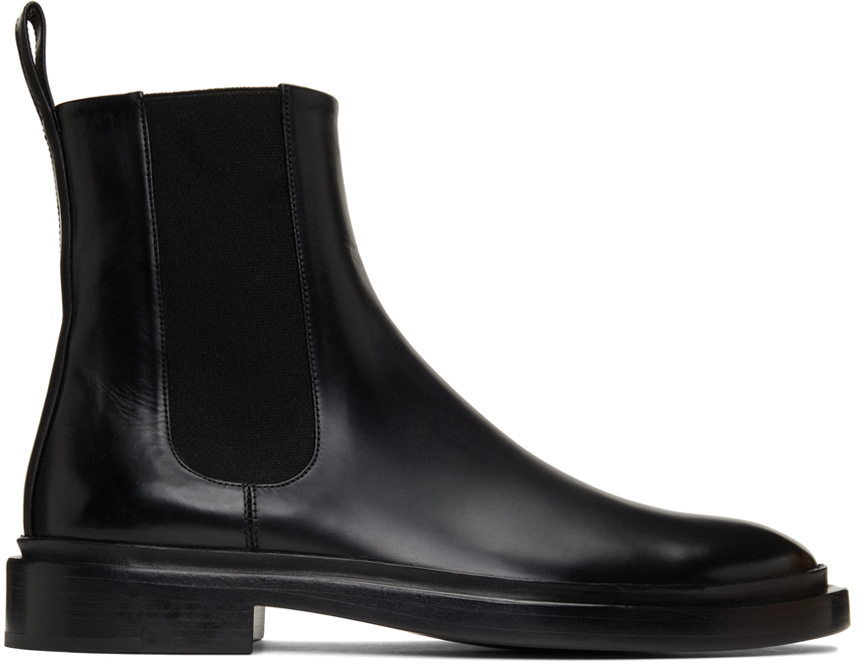 Jil Sander Black Chelsea Boots Jil Sander