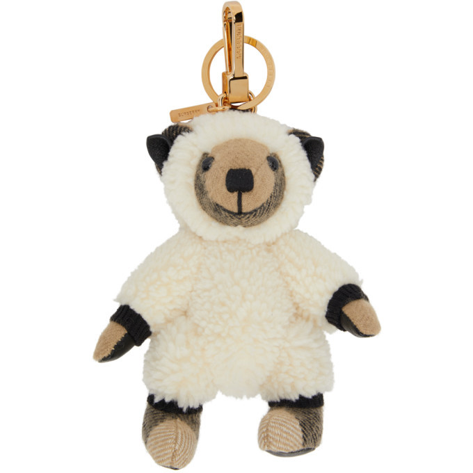 Burberry Beige Sheep Costume Thomas Keychain Burberry